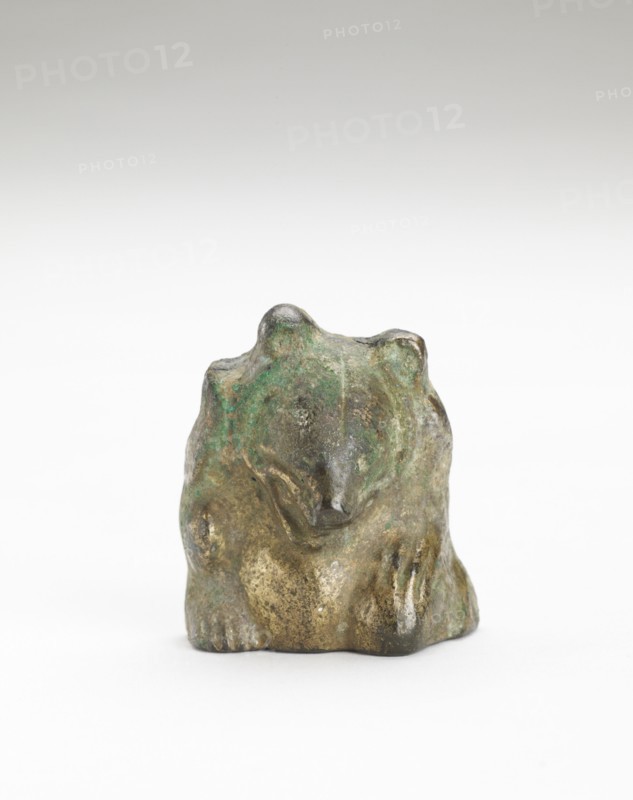 Ornament in the form of a bear, Han dynasty, 206 BCE-220 CE. Creator: Unknown.