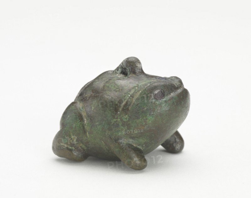 Ornament in the form of a toad, Han dynasty, 206 BCE-220 CE. Creator: Unknown.