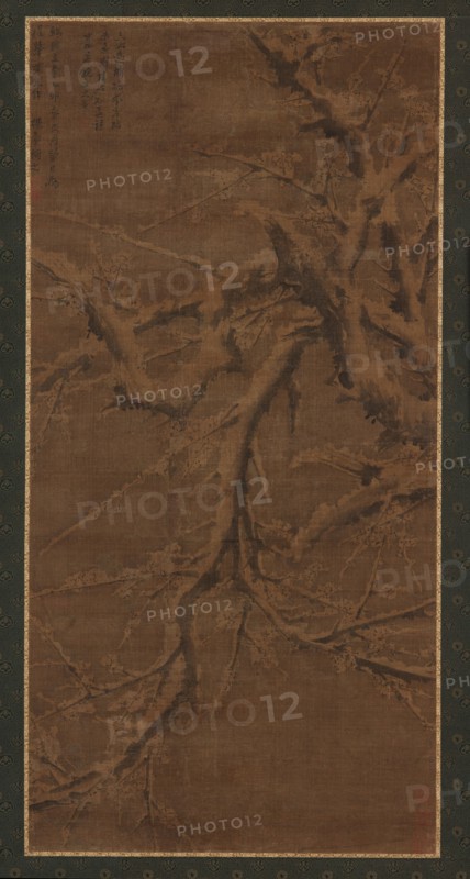 Snow-laden branches of a plum-tree, Ming dynasty, 15th-16th century. Creator: Unknown.