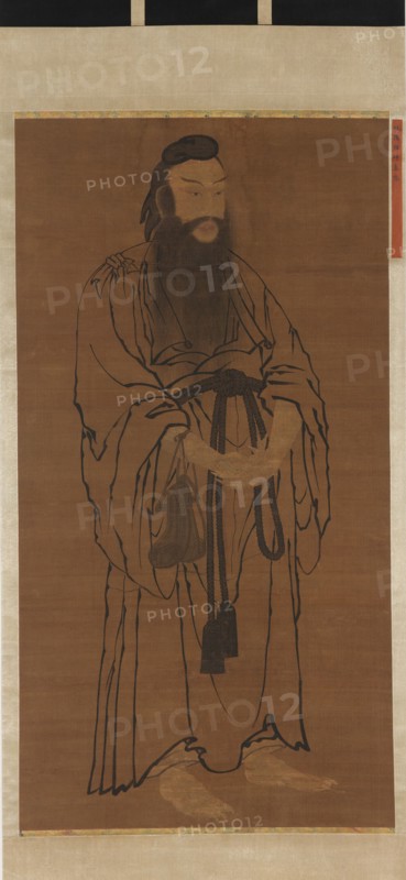 Standing figure of Lü Dongbin, Ming dynasty, 1368-1644. Creator: Unknown.