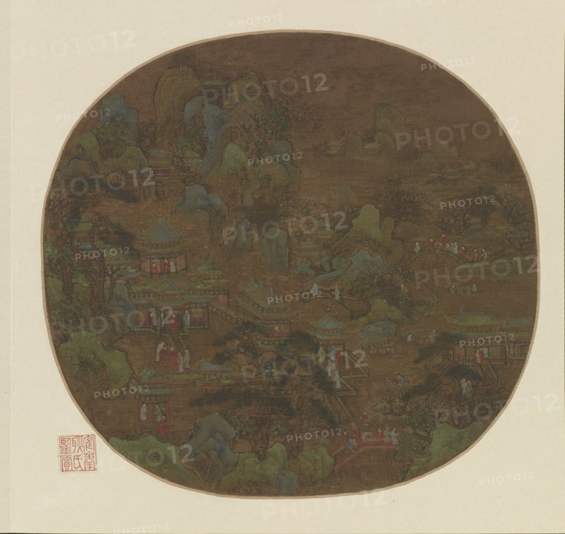 Palace and gardens, Ming dynasty, 16th-17th century. Creator: Unknown.