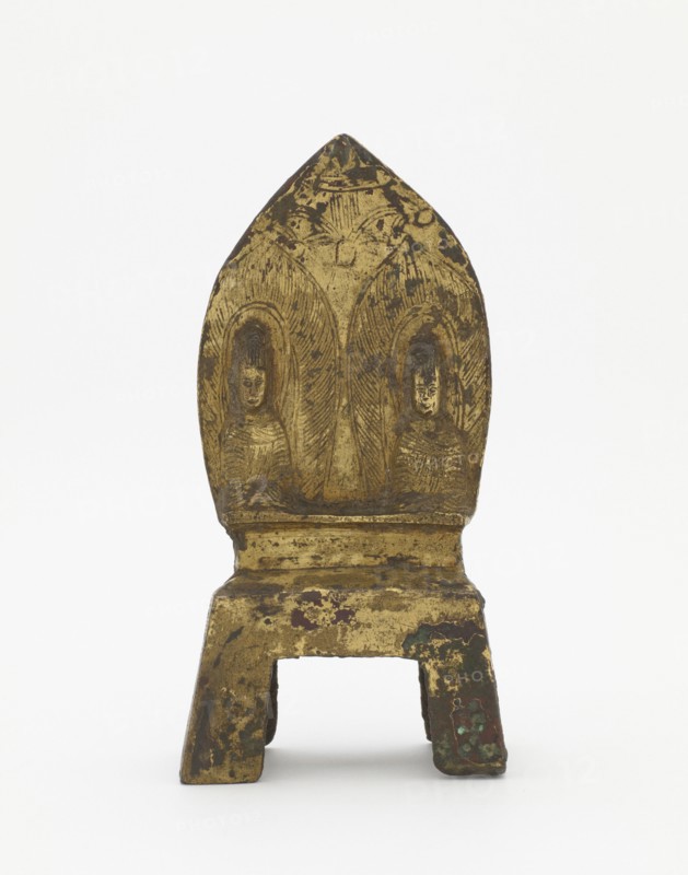 The Buddhas Duobao (Sanskrit Prabhutaratna) and Sakyamuni, Period of Division, 500. Creator: Unknown.