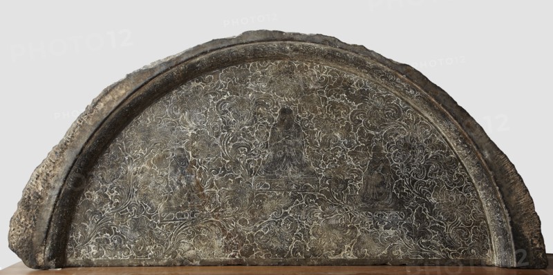 Lunette, Tang dynasty, middle 8th century. Creator: Unknown.