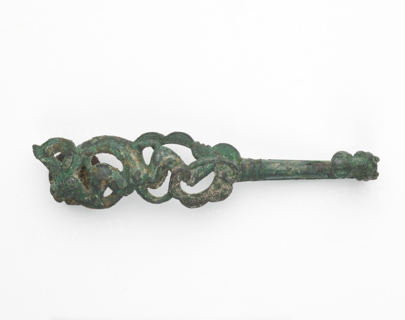 Garment hook (daigou), fragment, Warring States period to Han dynasty, 475 BCE-220 CE. Creator: Unknown.