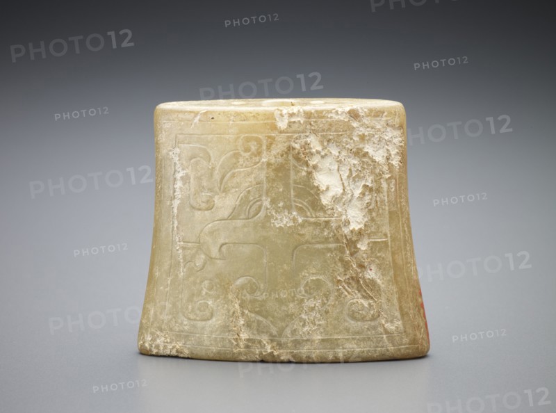 Sword fitting: scabbard ornament, Western Han dynasty, 206 BCE-9 CE. Creator: Unknown.