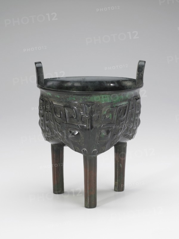 Food vessel (ding), Western Zhou dynasty, 11th century BCE. Creator: Unknown.