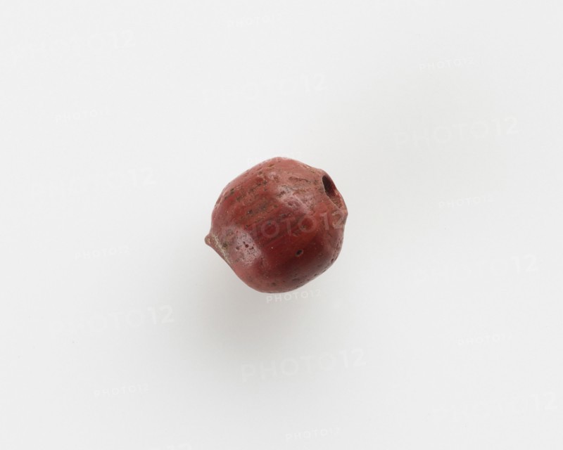 Bead; damaged, New Kingdom, 1550-1196 BCE. Creator: Unknown.