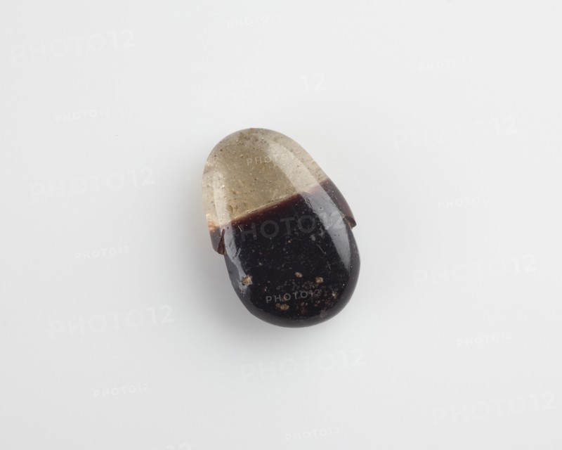 Button bead pendant (one-half of), Ptolemaic Dynasty, 4th century BCE. Creator: Unknown.