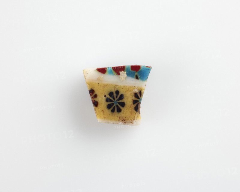 Fragment of inlay. Columnar rod mosaic, Ptolemaic Dynasty or Roman Period, 305 BCE-14 CE. Creator: Unknown.