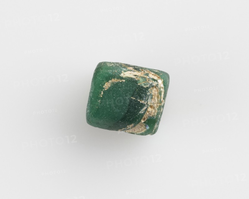 Bead, flattened tubular, Ptolemaic Dynasty or Roman Period, (1st century B.C.?). Creator: Unknown.