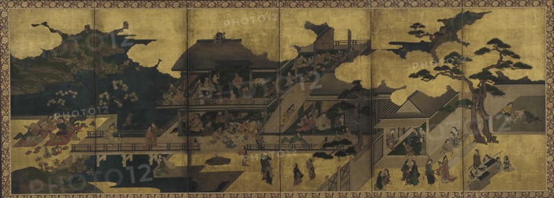 Scene of a party in a brothel, Edo period, late 17th century. Creator: Unknown.
