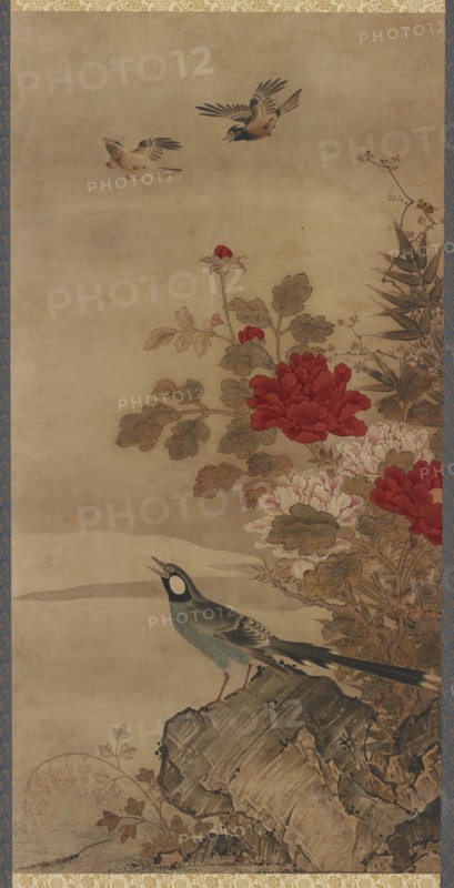 Birds and flowers, Edo period, 18th century. Creator: Unknown.