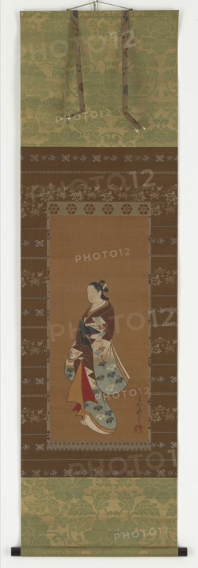 Yujo standing, Edo period, 18th-19th century. Creator: Unknown.