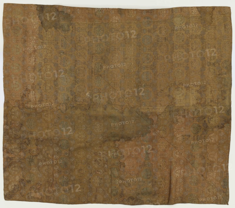 Brocade, silk. A temple cover, Edo period, 1615-1868. Creator: Unknown.