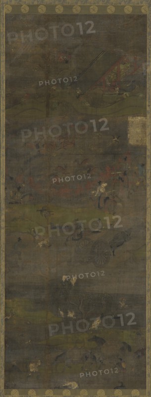 The World of Men and Animals, Kamakura period, 14th century. Creator: Unknown.