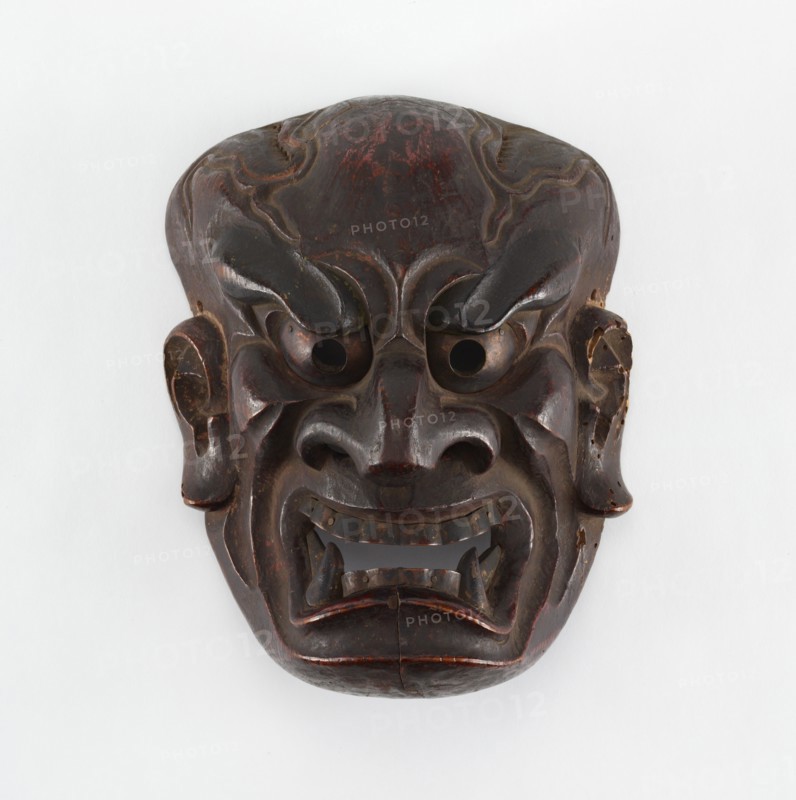 Mask for Noh performance, Muromachi period, 1333-1573. Creator: Unknown.
