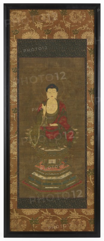 Shakyamuni preaching, Muromachi period, 16th century. Creator: Unknown.