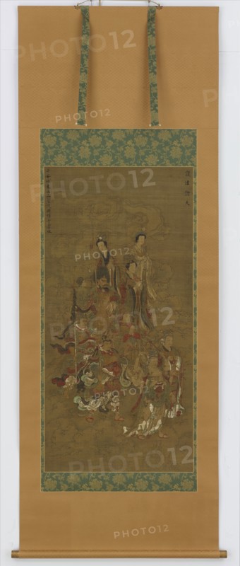 Group of Heavenly Beings, Nanbokucho period, 14th-15th century. Creator: Unknown.