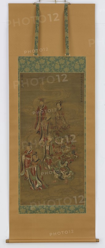 Group of deva and devi, Nanbokucho period, 14th-15th century. Creator: Unknown.