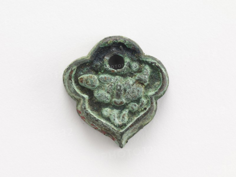 Ornament (one of a group of five), Goryeo period, 12th-13th century. Creator: Unknown.