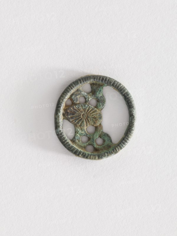 Costume ornament: lotus leaf, Goryeo period, 12th-13th century. Creator: Unknown.
