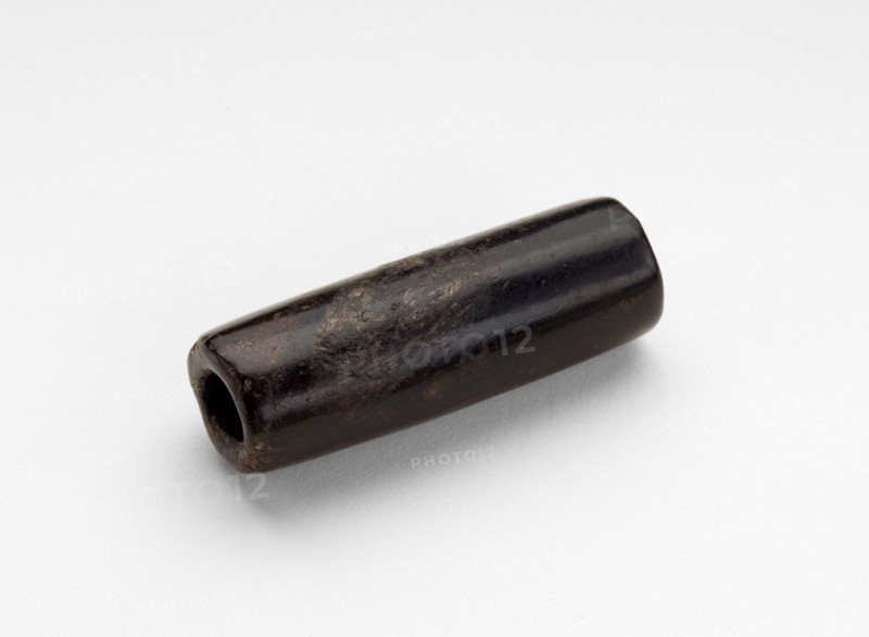 Cylindrical bead, Late Neolithic period, ca. 3300-2250 BCE. Creator: Unknown.