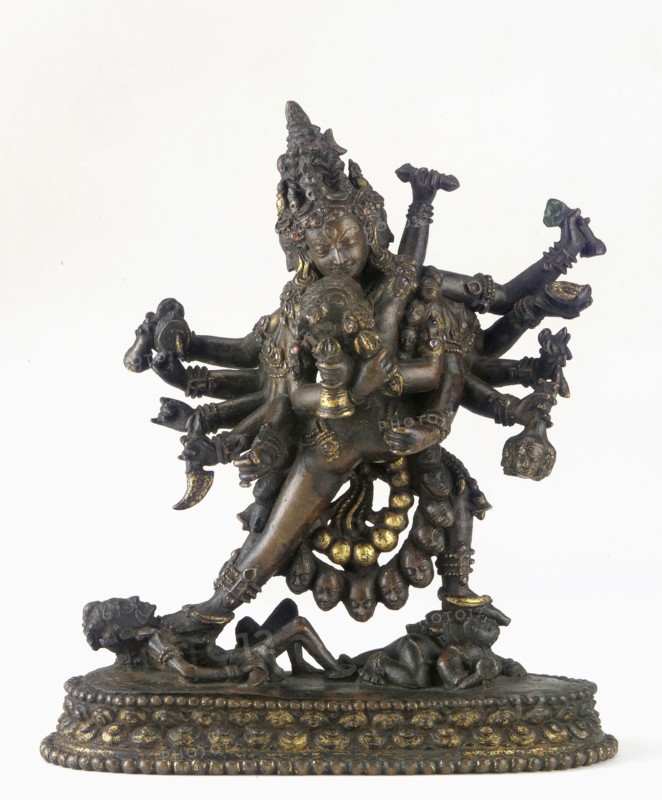 Sri Cakrasamvara and Vajravarahi, 16th-17th century. Creator: Unknown.