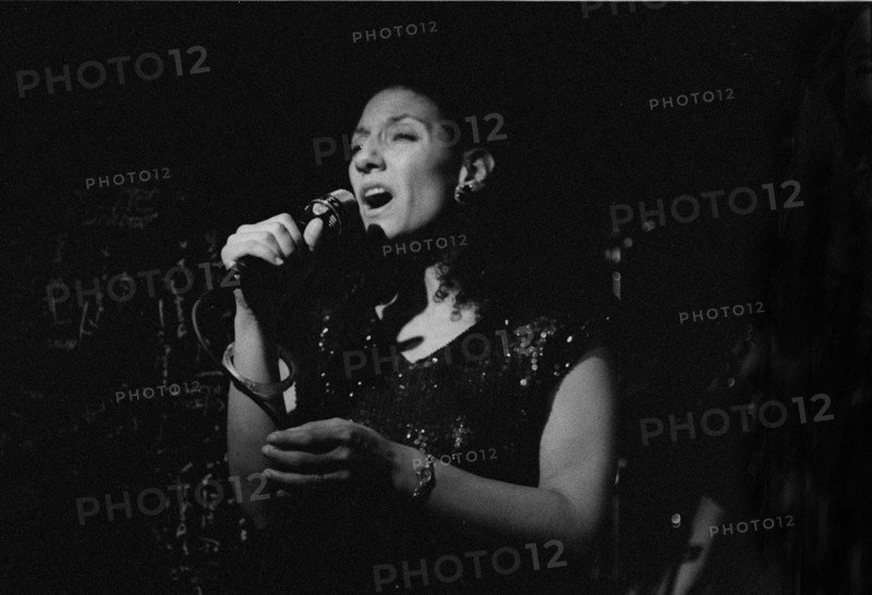 Sara Kreiger, New York Voices, Ronnie Scott’s Jazz Club, Soho, London, 9.89. Creator: Brian O'Connor.