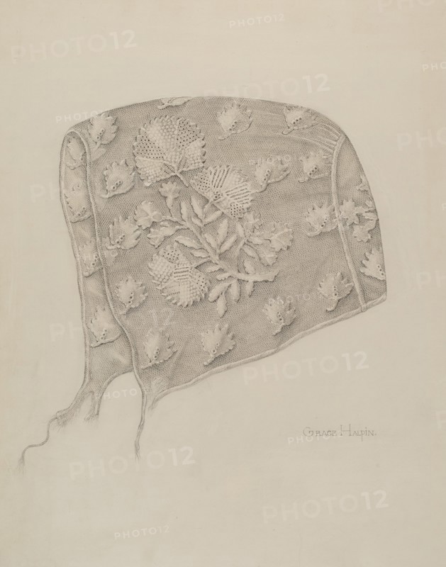 Infant's Cap, 1935/1942. Creator: Grace Halpin.