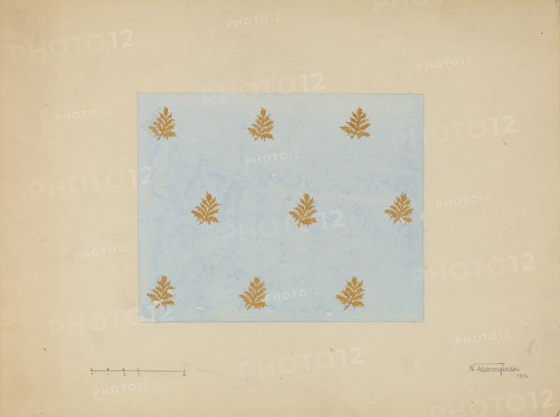 Wall Paper, 1936. Creator: Nicholas Acampora.