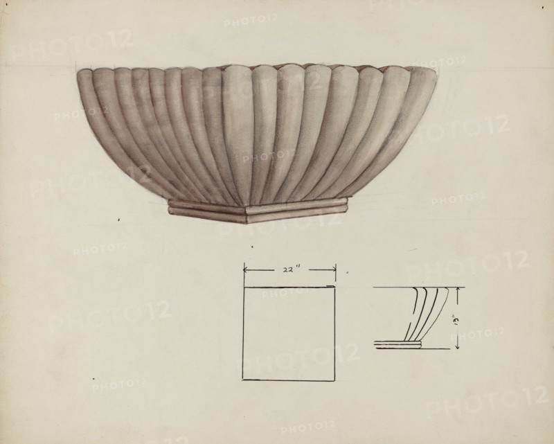 Urn Design, c. 1940. Creator: Charles Goodwin.