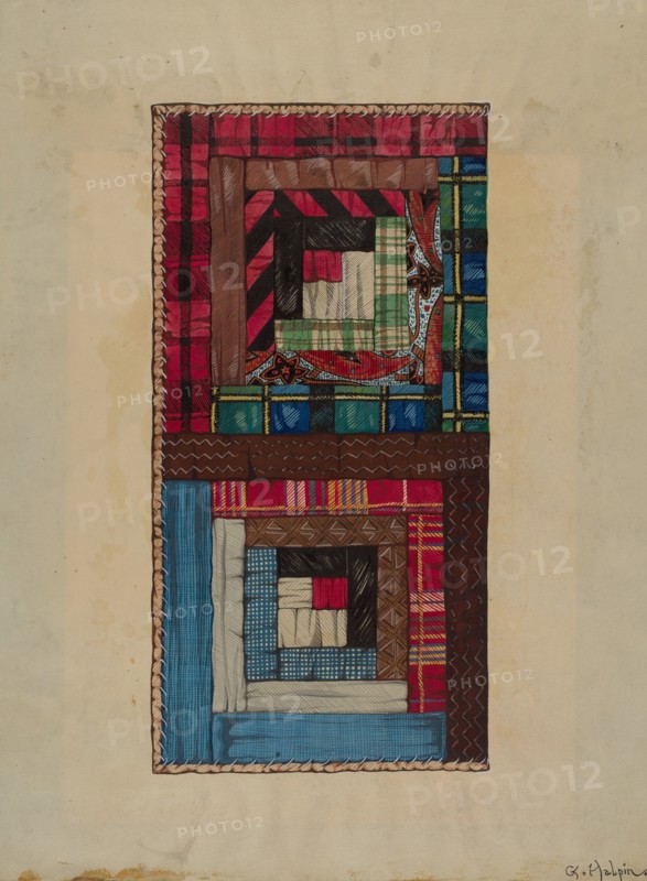 Quilt, c. 1936. Creator: Grace Halpin.