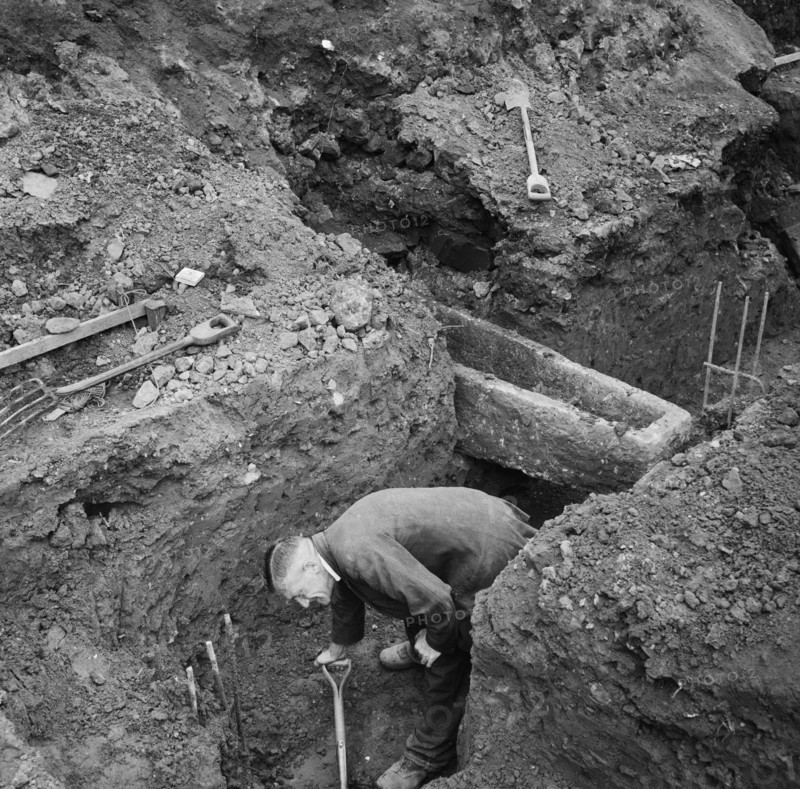 Coventry Cathedral, Priory Street, Coventry, 31/05/1955. Creator: John Laing plc.