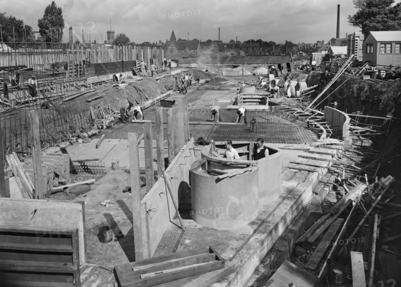 Coventry Cathedral, Priory Street, Coventry, 06/09/1955. Creator: John Laing plc.