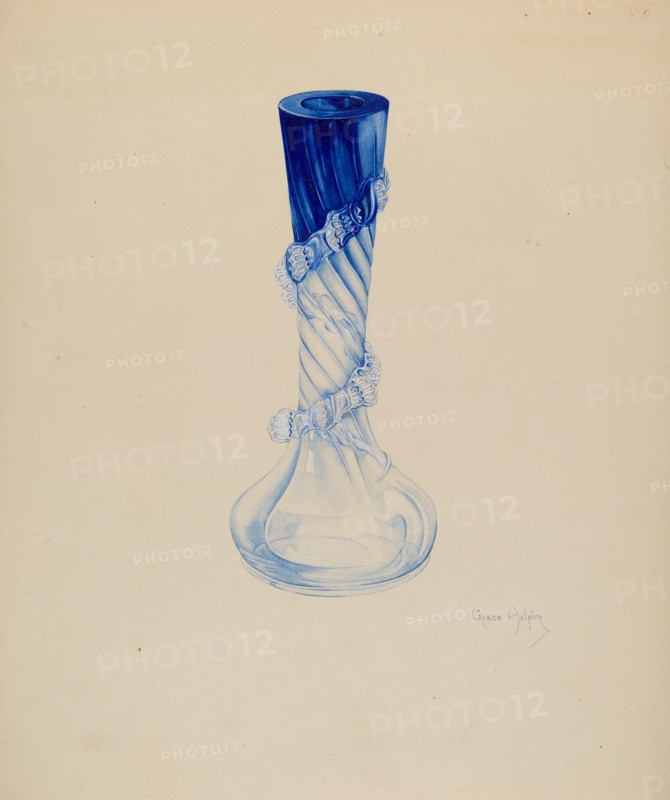Vase, c. 1938. Creator: Grace Halpin.