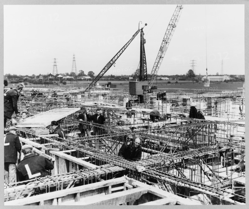 Ford Motor Company Works, Thames Foundry, Dagenham, Havering, GLA, 30/05/1956. Creator: John Laing plc.