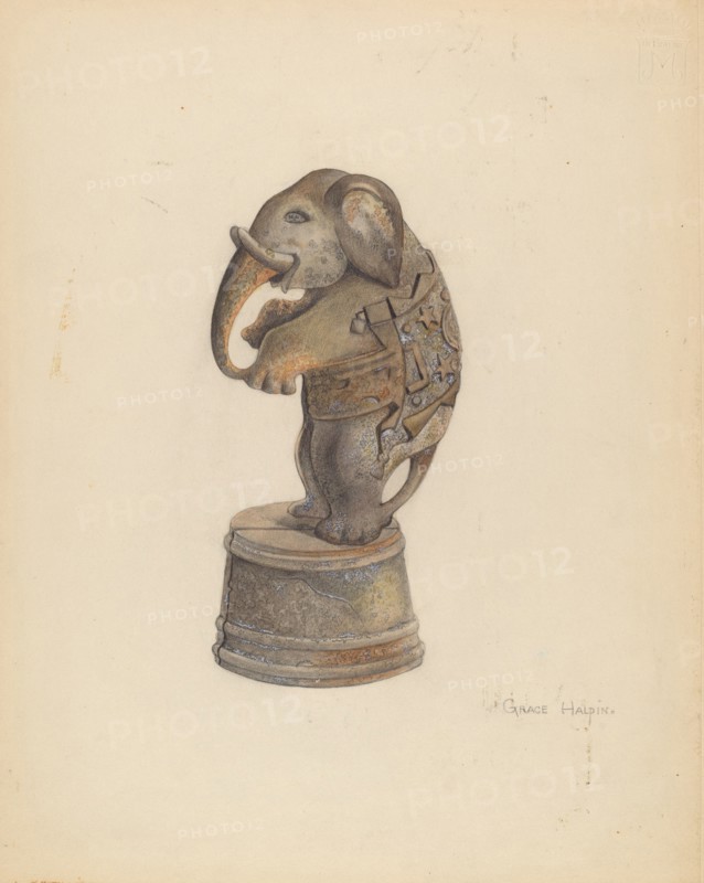 Penny Bank, c. 1939. Creator: Grace Halpin.
