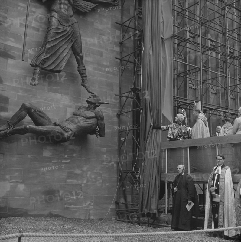 Coventry Cathedral, Priory Street, Coventry, 24/06/1960. Creator: John Laing plc.