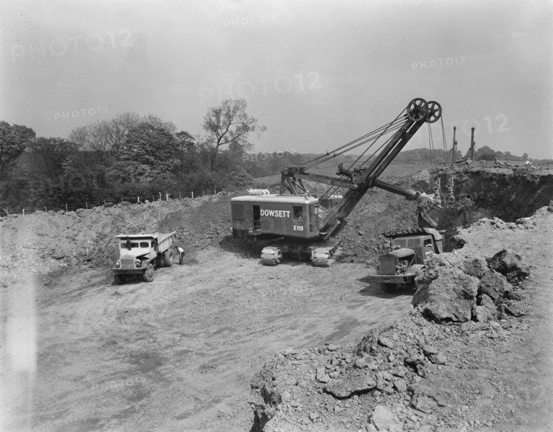 M6 Motorway, Keele, Newcastle-under-Lyme, Staffordshire, 07/06/1961. Creator: John Laing plc.