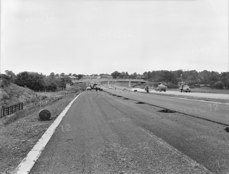M6 Motorway, Swynnerton, Stafford, Staffordshire, 02/07/1962. Creator: John Laing plc.