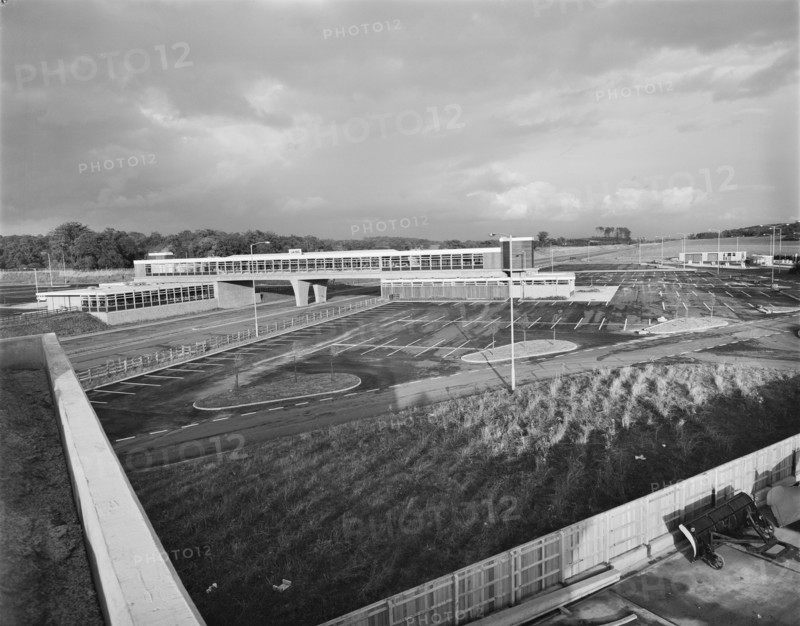 M6 Motorway, Keele Service Area, Keele, Newcastle-under-Lyme, Staffordshire, 02/10/1963. Creator: John Laing plc.
