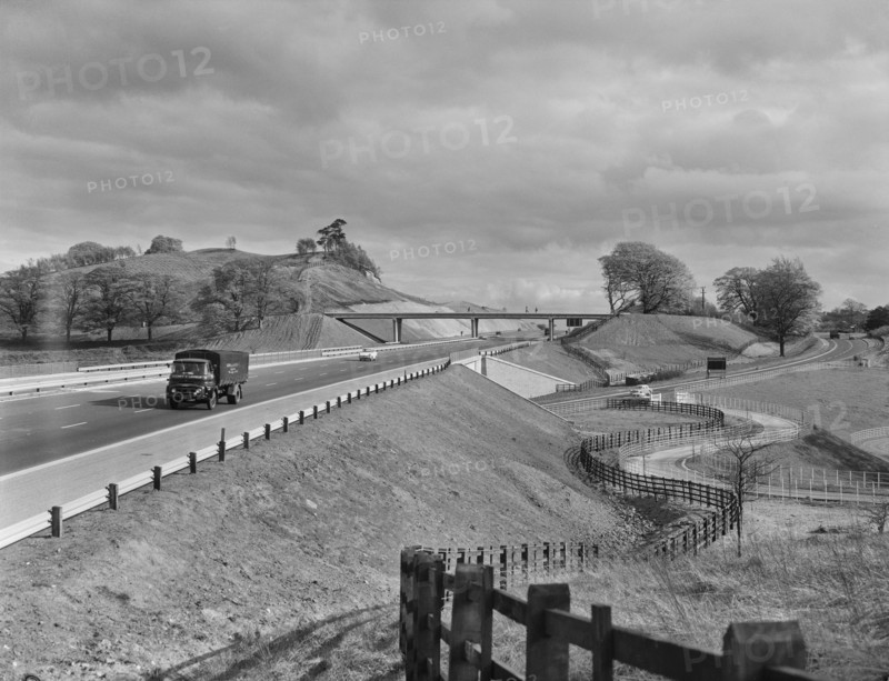 M6 Motorway, Swynnerton, Stafford, Staffordshire, 13/06/1963. Creator: John Laing plc.