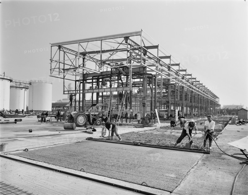 Coryton Oil Refinery; Mobil Bulk Terminal, Thurrock, Thurrock, 13/10/1969. Creator: John Laing plc.