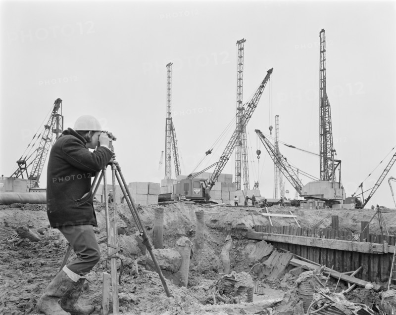 Grain Power Station, Grain, Isle of Grain, Medway, 25/10/1971. Creator: John Laing plc.