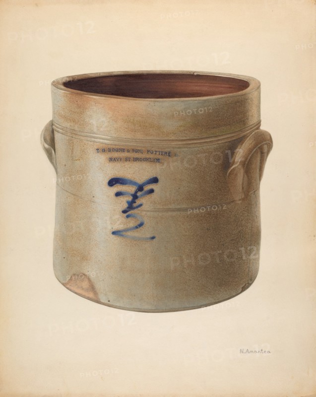 Crock, c. 1938. Creator: Nicholas Amantea.