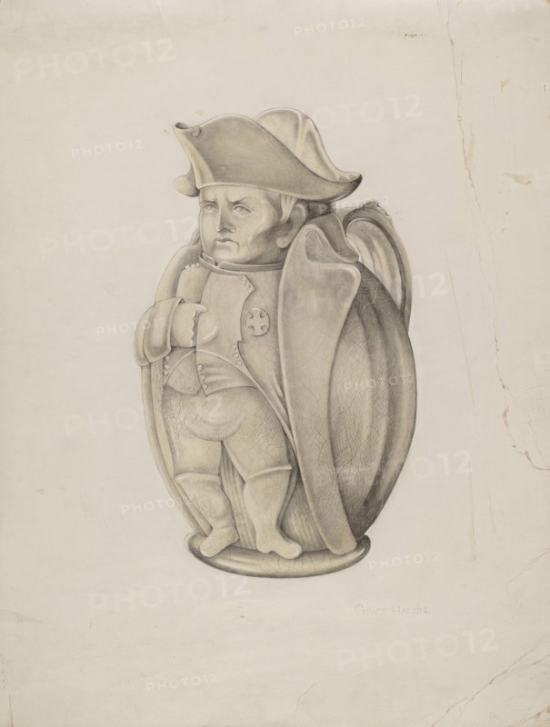 Napoleon Toby Mug, c. 1939. Creator: Grace Halpin.