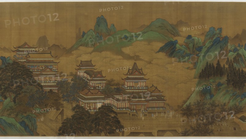 The Peach Festival of the Queen Mother of the West, Ming or Qing dynasty, 17th-18th century. Creator: Unknown.