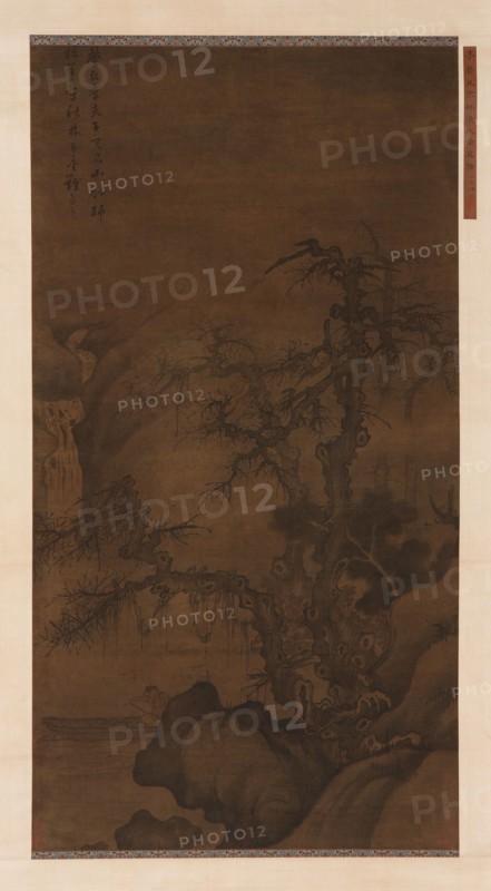 Fisherman Boating under Winter Trees, Ming dynasty, (15th century?). Creator: Unknown.