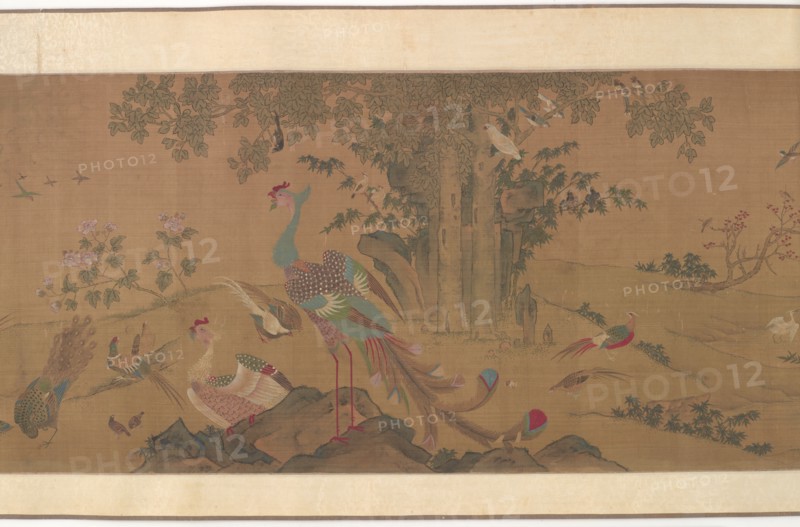 A Hundred Birds Worship the Phoenixes, Qing dynasty, 18th century. Creator: Unknown.