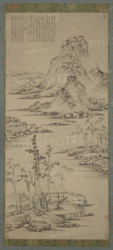 Spring Mists over a Riverside Pavilion, Ming dynasty, 1368-1644. Creator: Unknown.